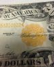 Large 1922 $20 Dollar Bill Gold Certificate Coin Note Old Paper Money Currency Large Size Notes photo 3