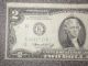 1976 Star Error $2 Federal Reserve Us Two Dollar Note 3rd Print Shift & Miscut 1 Paper Money: US photo 1