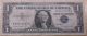 (3) One Dollar Silver Certificates 4 - 1957,  1957a,  1957b Small Size Notes photo 1