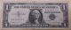 (3) One Dollar Silver Certificates 4 - 1957,  1957a,  1957b Small Size Notes photo 2