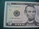 2006 Star - 5 Dollar - Boston - Federal Reserve Note - Uncirculated Small Size Notes photo 1