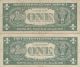 2 Vf 1957,  B $1.  00 Star Note Blue Seal Silver Certificates Old Rare Us Money$$ Small Size Notes photo 1