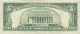 1963 $5.  00 United States Note Red Seal Small Size Notes photo 1