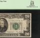 1928 $20 Dollar Bill Star Numerical Frn Federal Reserve Note Gold Clause Pcgs Small Size Notes photo 2