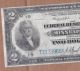 1918 $2 Federal Reserve Bank Note - - Minneapolis,  Minnesota - - Fine+,  Fr 772 Large Size Notes photo 2
