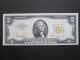 1963 $2 Red Seal Uncirculated Us Note $2.  00 Bill Yellow Seal Us $2 Legal Tender Small Size Notes photo 1