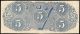 1863 $5 Dollar Bill Confederate States Currency Csa Civil War Note Paper Money Paper Money: US photo 4