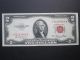 Series 1953 $2 Two Dollar Star Note Red Seal $2 Legal Tender Us Deuce Cash Money Small Size Notes photo 1