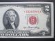Series 1953 $2 Two Dollar Star Note Red Seal $2 Legal Tender Us Deuce Cash Money Small Size Notes photo 4
