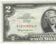 Crisp Red Seal 1963a Two Dollar Us Note A16339904a,  Old Paper Money Small Size Notes photo 1