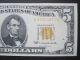 United States 1963 $5 Red Seal Five Dollar Legal Tender Yellow Seal Small Size Notes photo 3