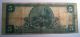 1902 Red $5 Bankers National Bank Kansas City Kansas Large Size Paper Money: US photo 1