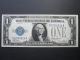 1928 $1 Silver Certificate Funny Back C - A Block Blue Seal Us Money Small Size Notes photo 1