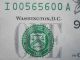 Uncirculated 1999 $1 00 56 56 00 Fancy Number Reapeter Collectible Paper Money Small Size Notes photo 1