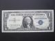 Vintage 1957b $1 Silver Certificate Y - A Block Scarce Us Blue Seal Old Money Small Size Notes photo 3