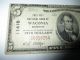 $5 1929 Waconia Minnesota Mn National Currency Bank Note Bill Chart 11410 Rare Paper Money: US photo 1