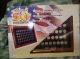 America 50 State Quarters + 6 United States Territory Quarters In Wood Frame Small Size Notes photo 1