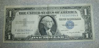 United States 1957 Series $1 Silver Certificate Dollar Bill - photo