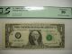 1977 $1 Error Note Pcgs 50 Misaligned Face Printing Paper Money: US photo 3
