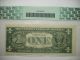 1977 $1 Error Note Pcgs 50 Misaligned Face Printing Paper Money: US photo 4