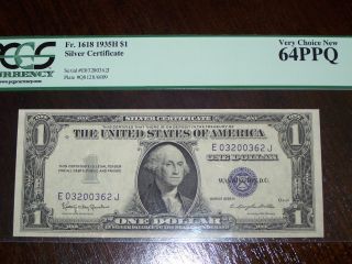 1935h $1pcgs 64ppq Silver Certificate photo