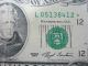 1993 Frn $20.  00 Star Note Seal Shift Error L 05138412 Paper Money: US photo 1