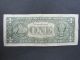 2006 $1 Federal Reserve Note Misaligned Seal Printing Error Paper Money: US photo 2
