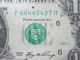 2006 Error $1.  00 Federal Reserve Note Ink Error Paper Money: US photo 1