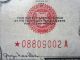 1928 F Usn $5.  00 Star Note Missing Ink Printing Error Paper Money: US photo 1