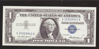 1957 $1 Silver Certificate Quality Uncirculated Usa photo