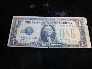 1928b $1 Funnyback Silver Certificate In photo