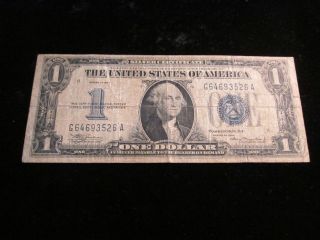 1934 $1 Silver Certificate G64693526a photo