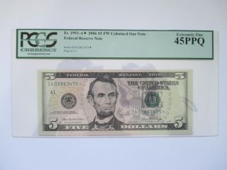 2006 $5 Fw Colorized Star Note photo