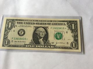 2003 F Star $1.  00 Bill photo