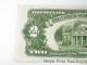 Crisp $2 Two Dollar Bill Unc 1928 G Red Seal Note Us Currency Small Size Notes photo 7