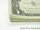 1957 B Uncirculated 50 One Dollar Bill Silver Certificate Star Note Fifty Pack Small Size Notes photo 5