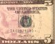 5 Dollar 2006 Star Note $5 Federal Reserve Note Dollar Bill Ia02929180 Star Small Size Notes photo 3
