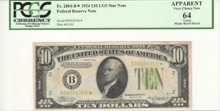 $10 1934 Fr.  2004 - B Lgs 