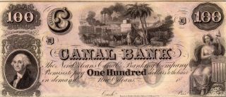 18__ $100 Canal Bank Unc. photo