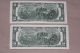 Two Dollar Bill 2003 Consecutive Number Small Size Notes photo 1