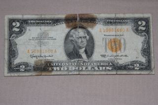 Two Dollar Bill 1963 Red Seal photo