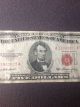 1953 Red Seal 5 Dollar Bill Make Offer Small Size Notes photo 3