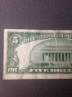 1953 Red Seal 5 Dollar Bill Make Offer Small Size Notes photo 5