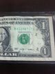 2009 $1 One Dollar Federal Reserve Note.  B/g Block.  Serial B61206717g. Small Size Notes photo 1