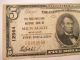 $5 1929 Milwaukee Wisconsin Wi National Currency Bank Note Bill Ch.  12564 Rare Paper Money: US photo 1