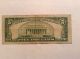 Vintage $5 1934 - C Silver Certificate Five Dollar Bill Paper Currency Blue Seal Small Size Notes photo 2