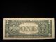 U.  S.  $1 Error Note - With Serial Shift Towards The Right - Into The Border Paper Money: US photo 3