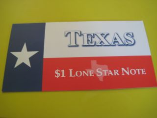 Star Note. . .  Texas $1 Lone Star Note Great From Bep photo