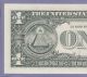2003 $1 Dollar Star Note Dallas K Crisp Uncirculated Frn K 00813491 Small Size Notes photo 3