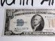 1934 $10 Star North Africa Silver Certificate Ultra Rarity {{ }} Small Size Notes photo 2